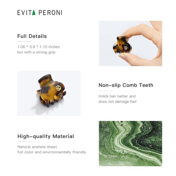 Small Hair Claw Clips Thin Hair Bangs Buns Braided Accessories Mini Jaw main image 9
